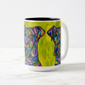 Andalusier Terrier Liebe Tasse (VorderseiteRechts)