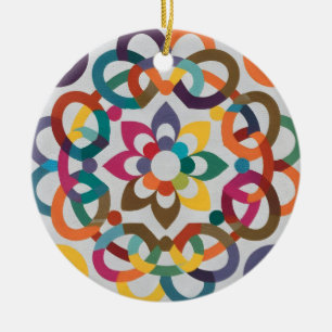 andalusisch-marokkanische Mosaike Keramik Ornament