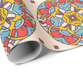 Andalusisch-marokkanische Mosaikkirche Geschenkpapier (Rolleneckpunkt)