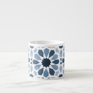 Andalusische Echoes: Boho marokkanische Geometrie Espressotasse