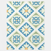 Andalusische Fliesen 13 Fleecedecke (Vorderseite)