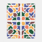 Andalusische Fliesen 1 Fleecedecke (Vorderseite)