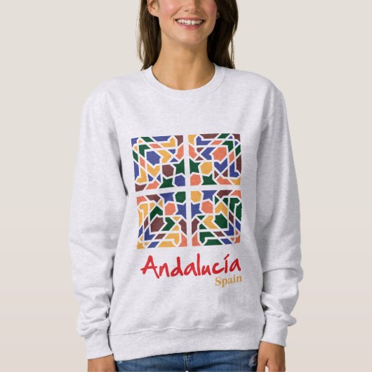 Andalusische Fliesen 1 Sweatshirt (Vorderseite)