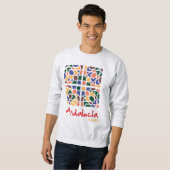 Andalusische Fliesen 1 Sweatshirt (Vorne ganz)