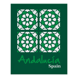 Andalusische Fliesen 2 Poster