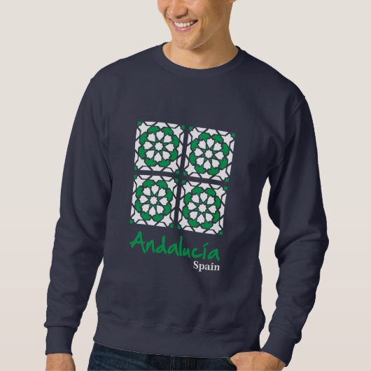 Andalusische Fliesen 2 Sweatshirt (Vorderseite)