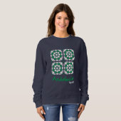 Andalusische Fliesen 2 Sweatshirt (Vorne ganz)