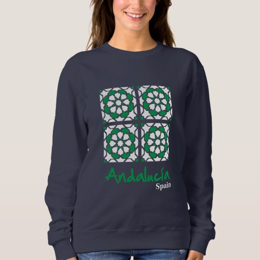 Andalusische Fliesen 2 Sweatshirt (Vorderseite)