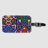 Andalusische Fliesen 3 Gepäckanhänger (Vorderseite (Horizontal))