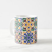 Andalusische Fliesen 3 Kaffeetasse (Vorderseite Links)