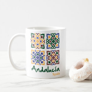 Andalusische Fliesen 3 Kaffeetasse