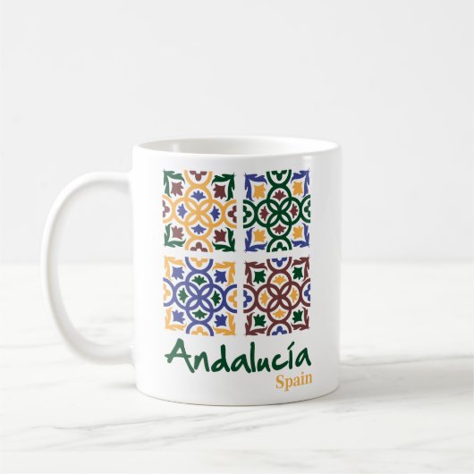 Andalusische Fliesen 3 Kaffeetasse (Links)