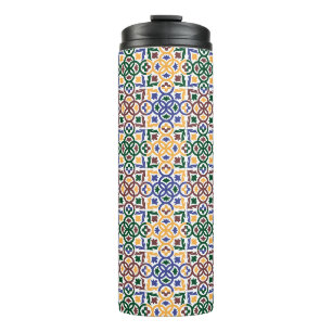 Andalusische Fliesen 3 Thermosbecher