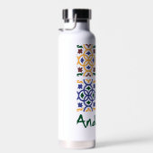 Andalusische Fliesen 3 Trinkflasche (Rechts)