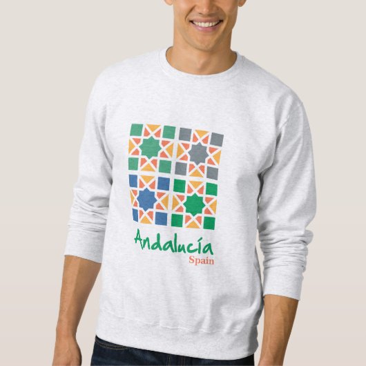 Andalusische Fliesen 4 Sweatshirt (Vorderseite)