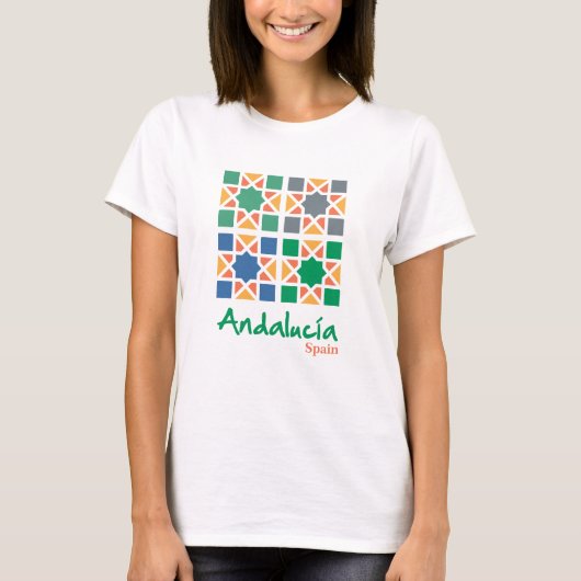 Andalusische Fliesen 4 T-Shirt (Vorderseite)
