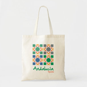 Andalusische Fliesen 4 Tragetasche