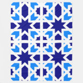 Andalusische Fliesen 6 Fleecedecke (Vorderseite)