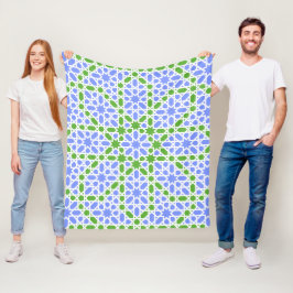Andalusische Fliesen 7 Fleecedecke