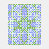 Andalusische Fliesen 7 Fleecedecke (Vorderseite)