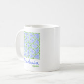 Andalusische Fliesen 7 Kaffeetasse (Vorderseite Links)