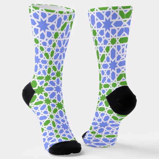 Andalusische Fliesen 7 Socken (Gewinkelt)