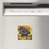 Andalusische Pferdedrucke Magnet (In Situ (Geschirrspüler))