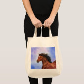 Andalusische Pferdetasche Browns Tragetasche (Vorderseite (Produkt))