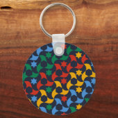 Andalusische Tiles 12 (Alhambra Palace, Granada) Schlüsselanhänger (Vorderseite)