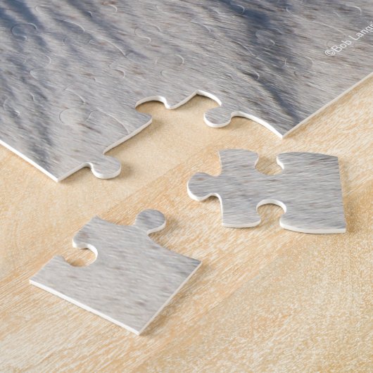 Andalusischer Stallion Headshot Mane Flows Puzzle (Seite)