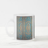 ANDALUSISCHER ZWEITON-KOFFEBECHER MATTGLASTASSE (Links)