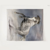 Andalusisches Apfelpferd Wandteppich (Vorderseite (Horizontal))