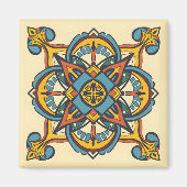 andalusisches Mosaik Magnet (Vorne)