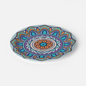 andalusisches Mosaik Pappteller (Schrägansicht)