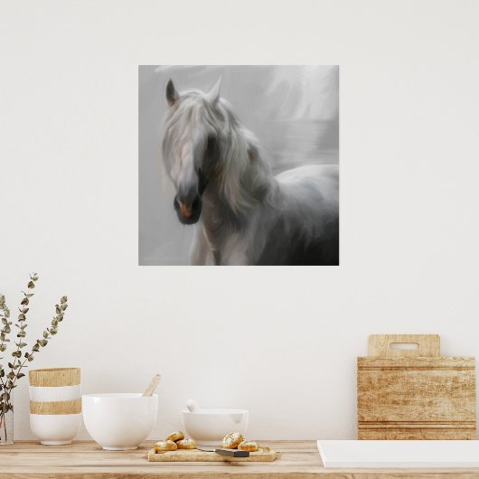 andalusisches Pferd Poster (Küche)