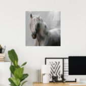 andalusisches Pferd Poster (Heimbüro)