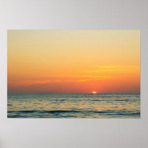 Andamanisches Meer bei Sonnenuntergang Poster