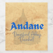 Andane - Weinetiketten Weinetikett (Einzelnes Label)