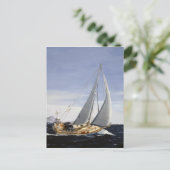 Andante Sailing Postkarte (Stehend Vorderseite)