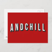 ANDCHILL POSTKARTE (Vorne/Hinten)