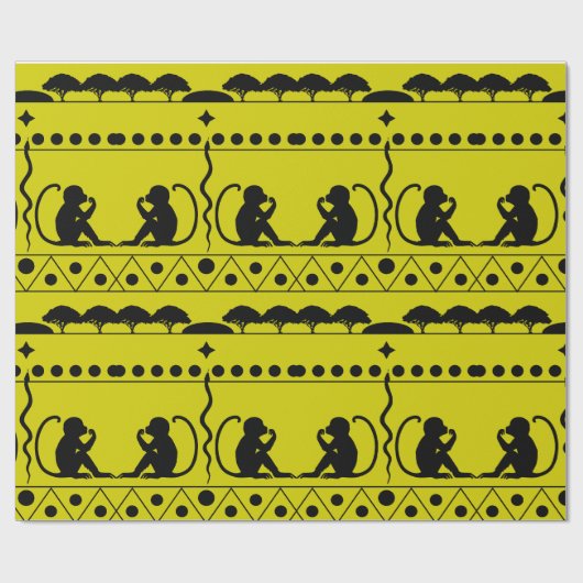 Andean Amazon Gift Wrap – Ecuadorian Tribal Patter Geschenkpapier (Flach)