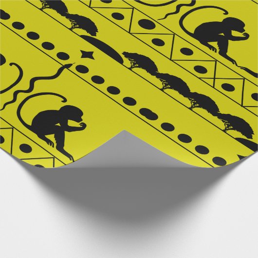 Andean Amazon Gift Wrap – Ecuadorian Tribal Patter Geschenkpapier (Ecke)