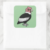Andean Condor Quadratischer Aufkleber (Tasche)