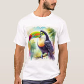 Andean grey breasted toucan 100924AREF147 - Waterc T-Shirt (Vorderseite)
