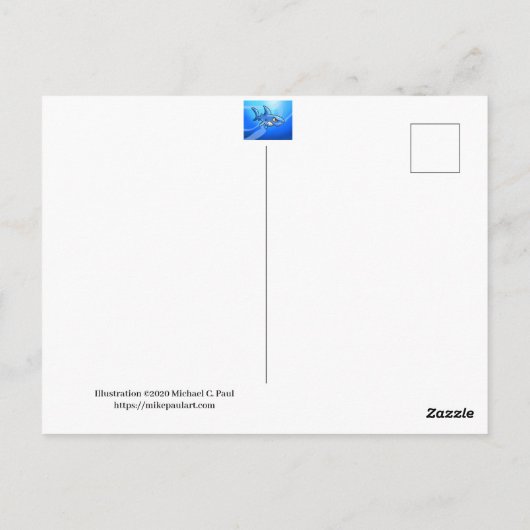 Andean Llama Postcard Postkarte (Rückseite)