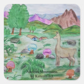 Andean Mountains Sticker (Vorderseite)