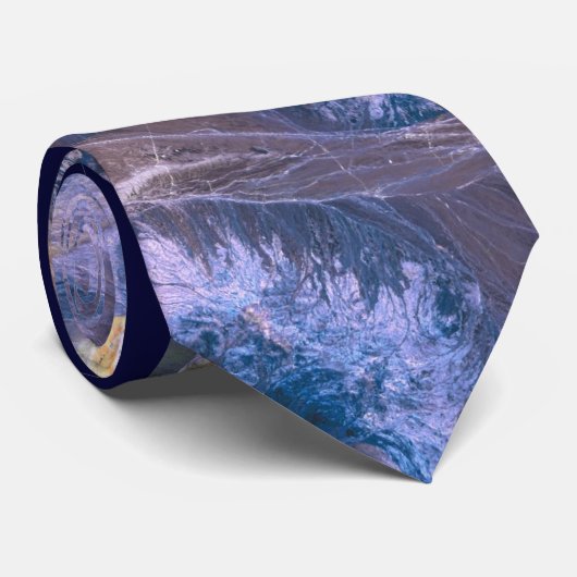 Anden-Gebirgssatellitenbilder Krawatte (Gerollt)
