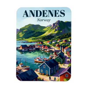 Andenes Norwegen Magnet