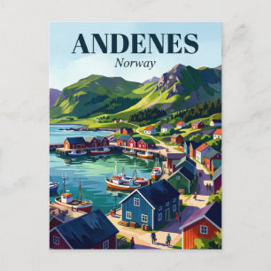 Andenes Norwegen Postkarte