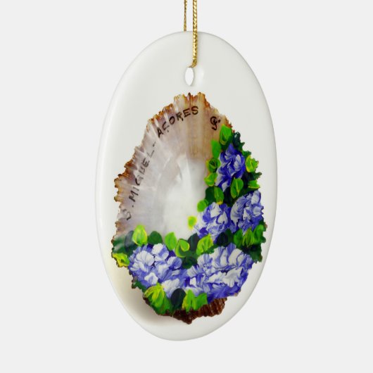 Andenken an die Azoren Keramik Ornament (Rechts)